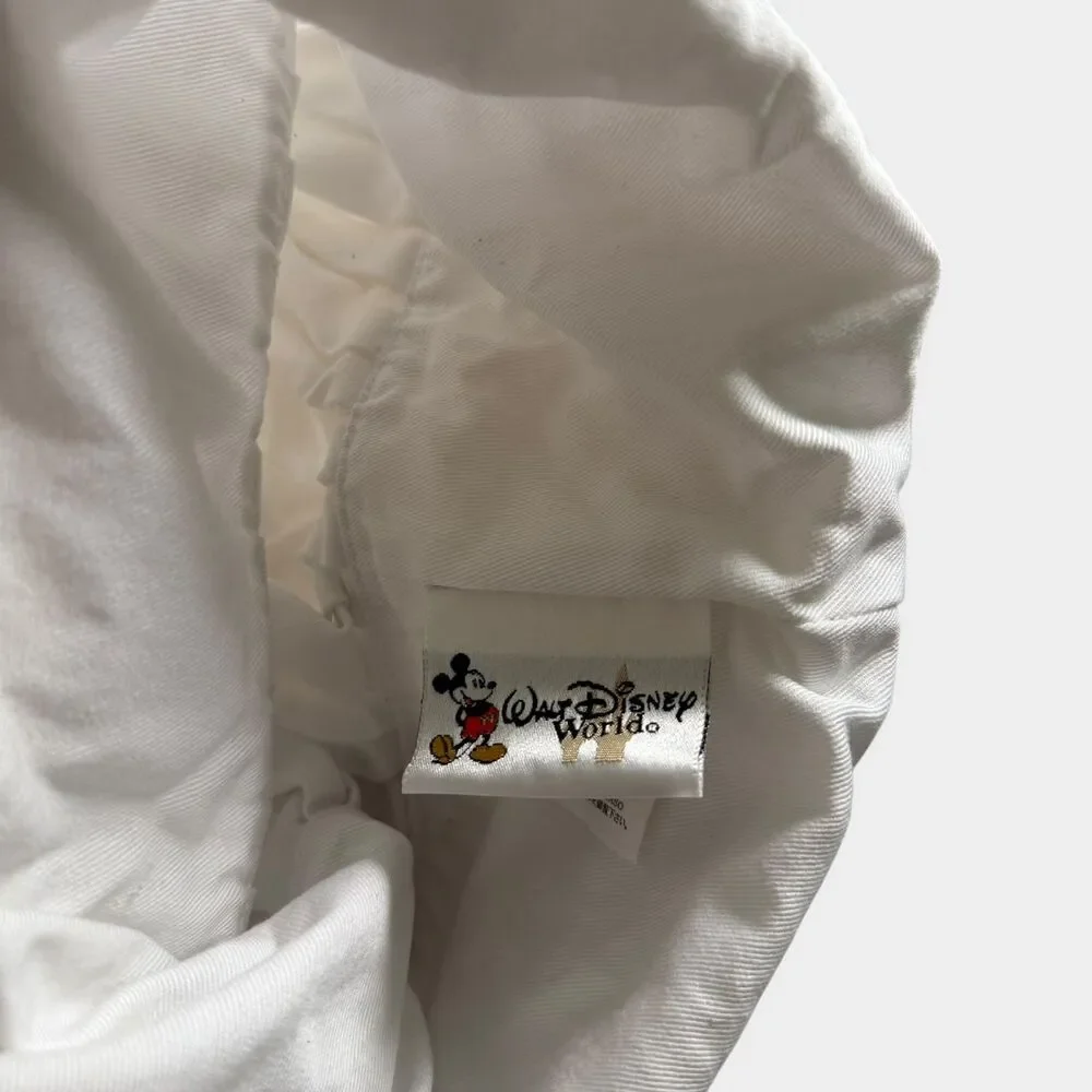 Disney Parks Goofy King of the Grill Chef Hat White Cotton Toque BBQ Adult - Picture 4 of 5